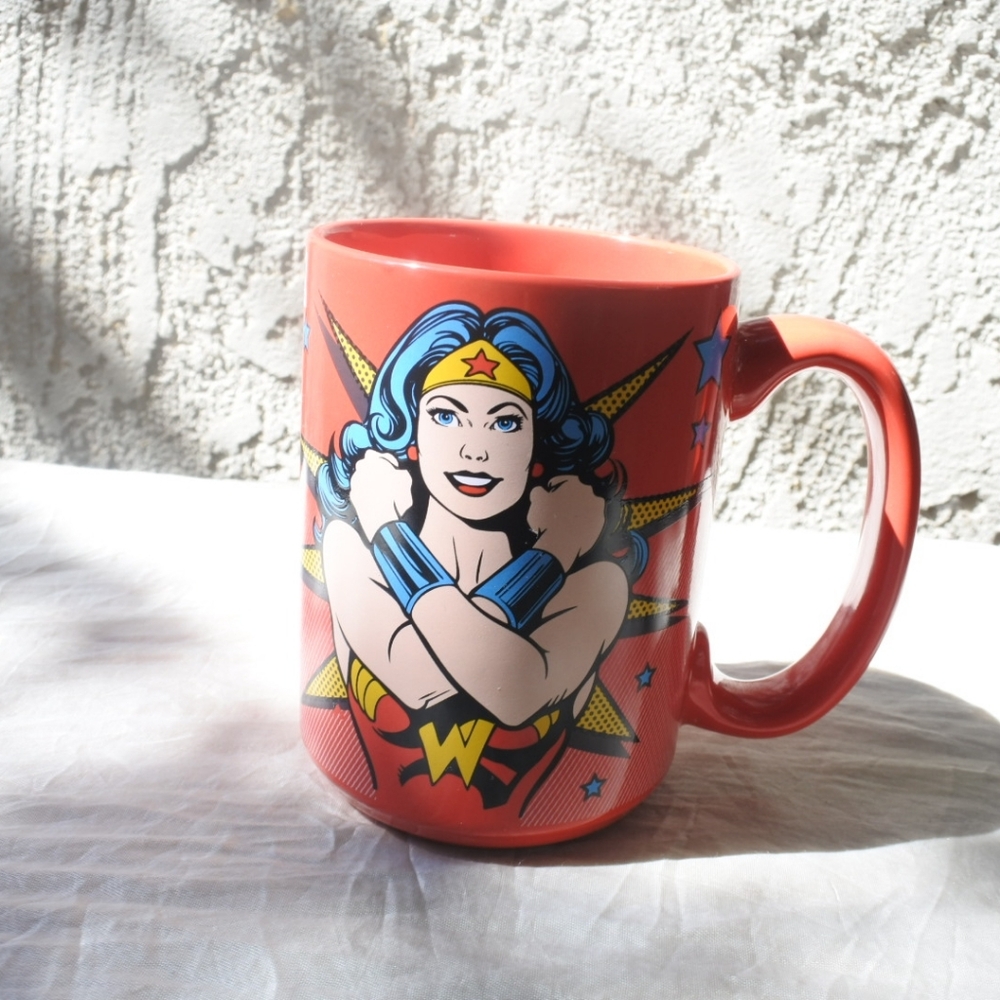 Wonder Woman Red Ceramic Mug